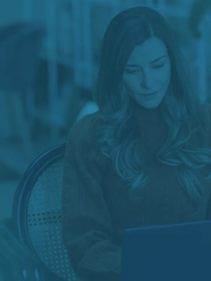 woman at desk